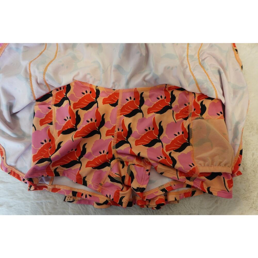 FP Movement Pleats & Thank You Skort in Pink/Orange size small - Picture 6 of 6